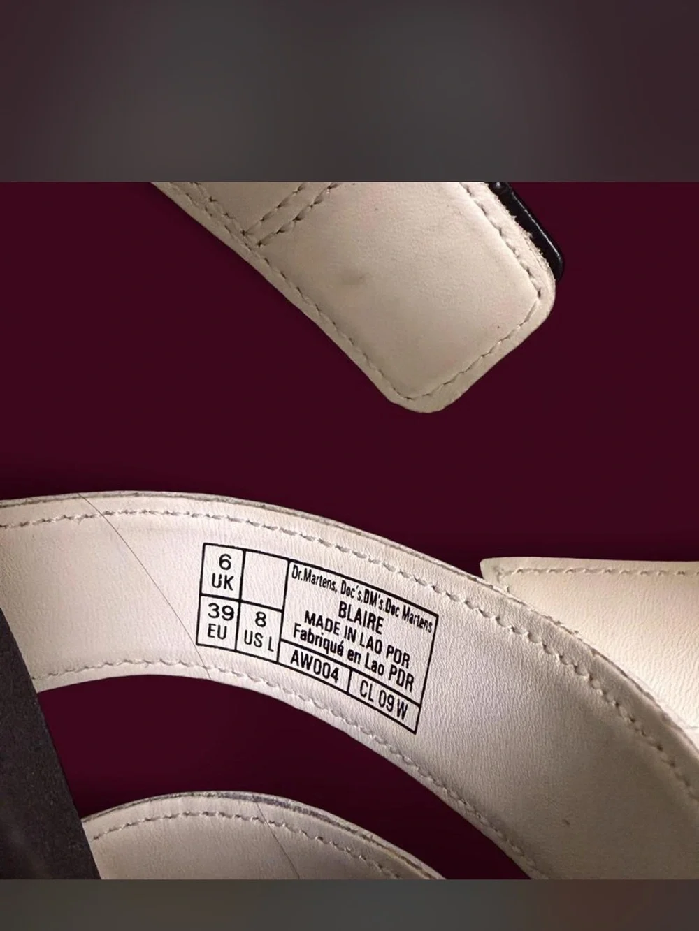 Dr. Martens Women's white Strap Sandals
